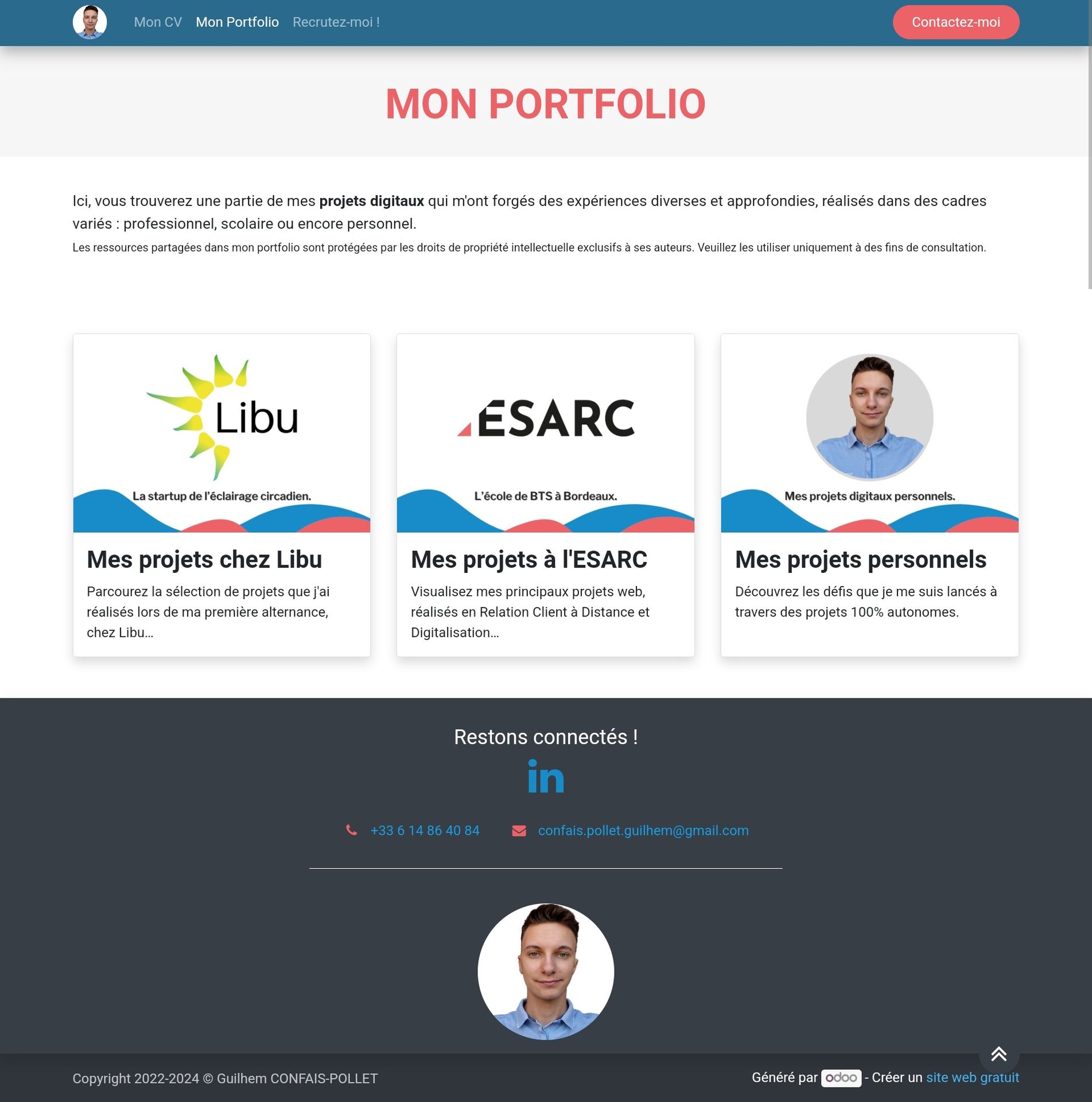 Site web Portfolio