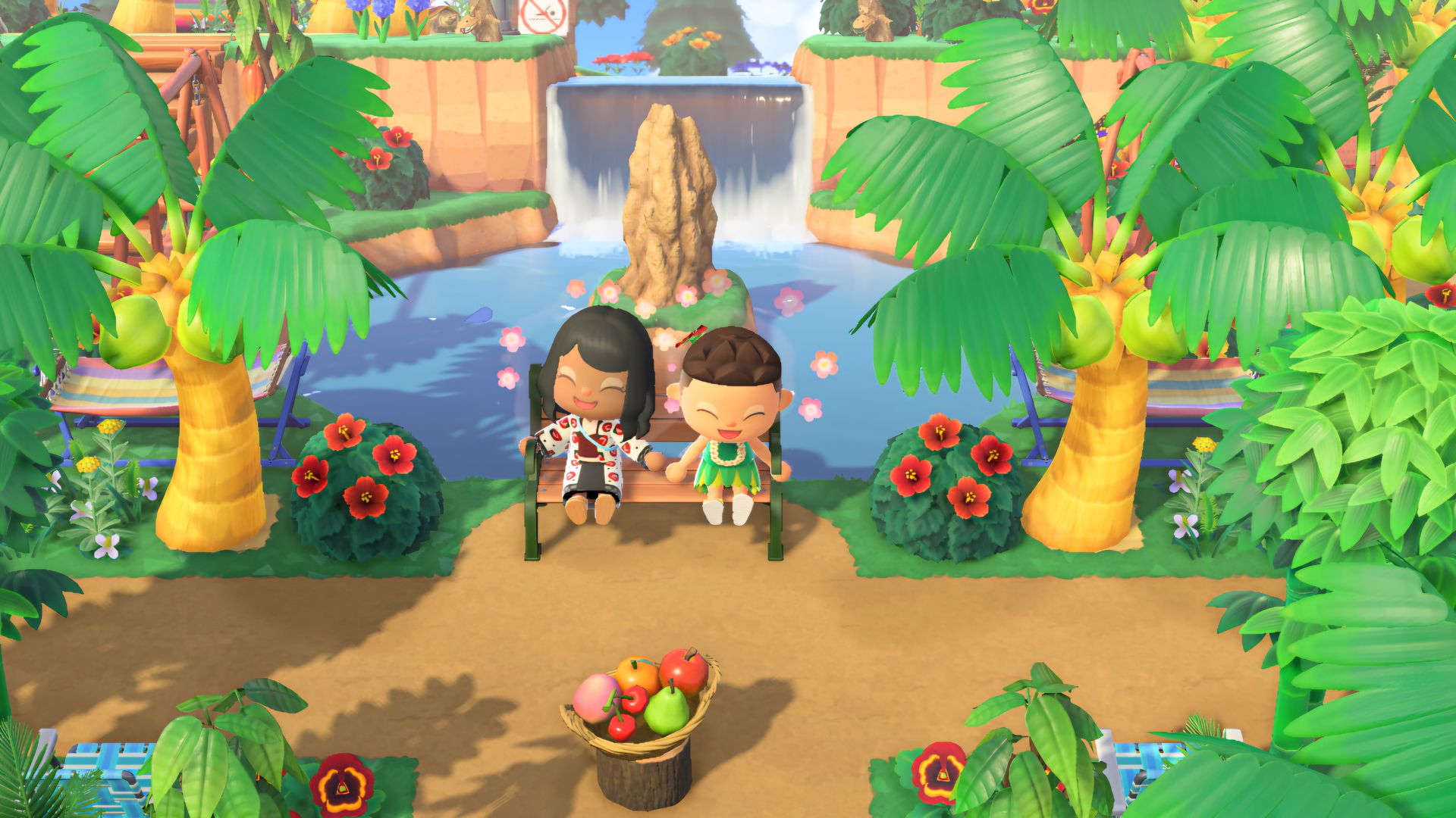 Animal Crossing zone tropicale