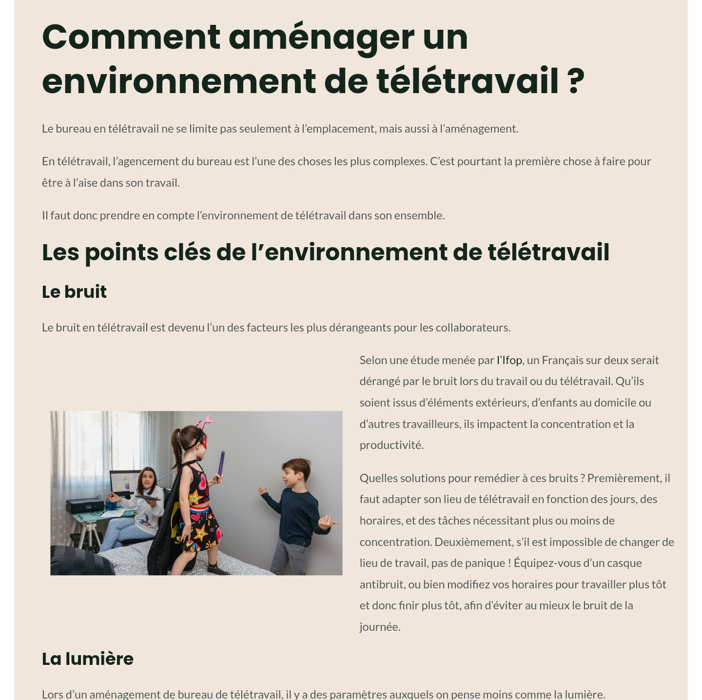 Article de blog Libu : environnement de télétravail